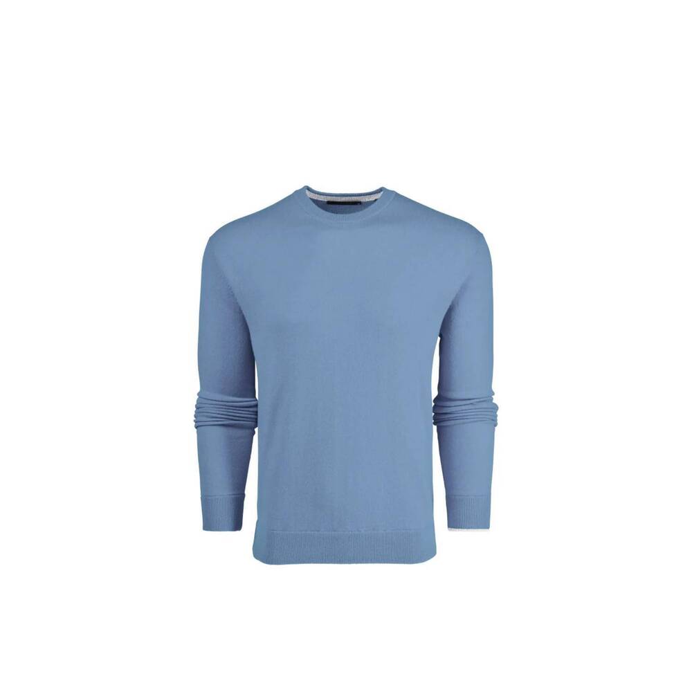NEW GREYSON CLOTHIERS men's tomahawk crewneck sweater in wolf blue